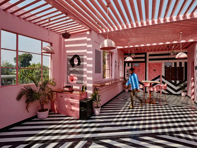 Nhà hàng Pink Zebra- điểm nhấn mới lạ giữa lòng Kanpur