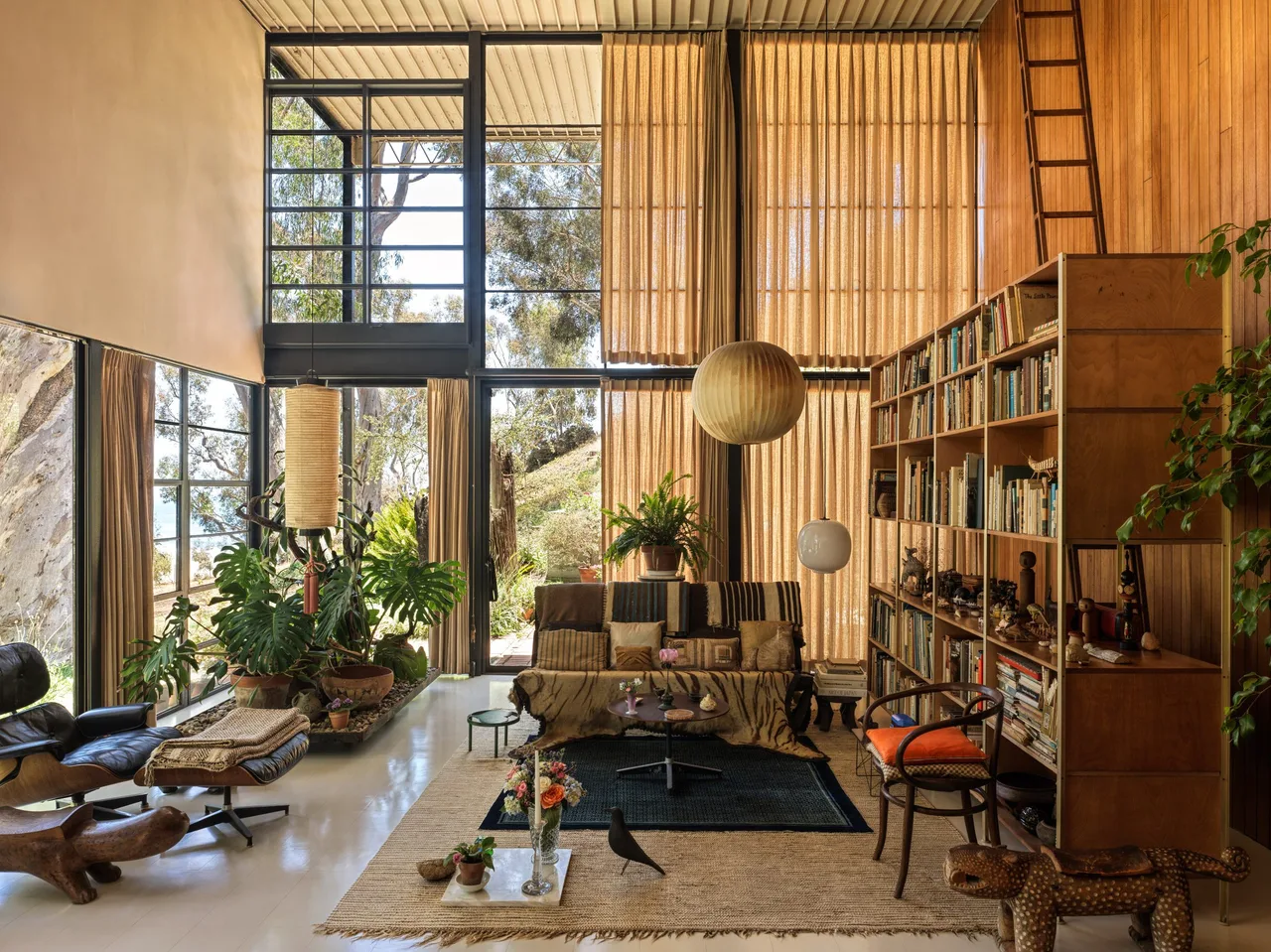 Eames house Pavilion System charles ray kien truc nha o module noi that