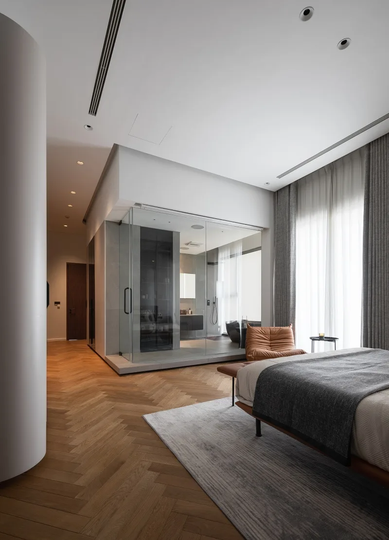 phong cach trang tri noi that toi gian minimalism Penthouse Metropolis IDEE Architects