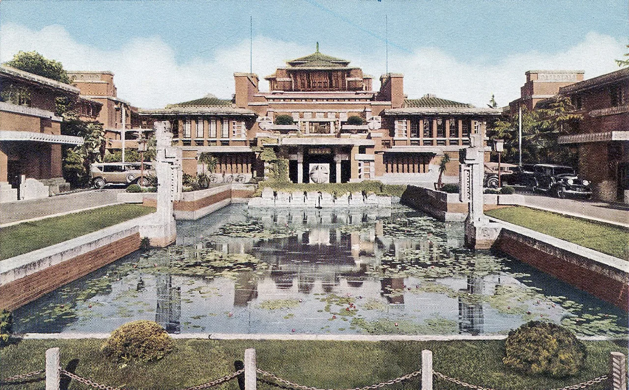 kien truc hien dai modern architecture Frank Lloyd Wright khach san hoang gia Tokyo