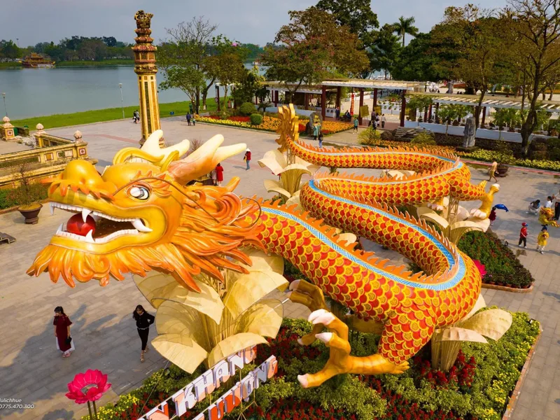 Linh vật rồng Huế: Dấu ấn nghệ thuật xứ Huế kinh kỳ