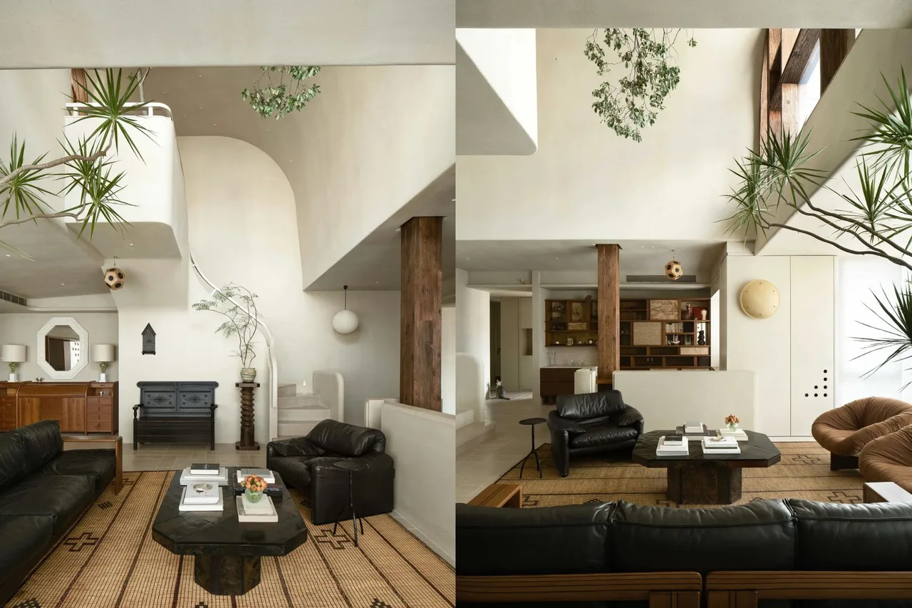 can ho duplex thong tang as wished Jade Simple Design noi that phong khach