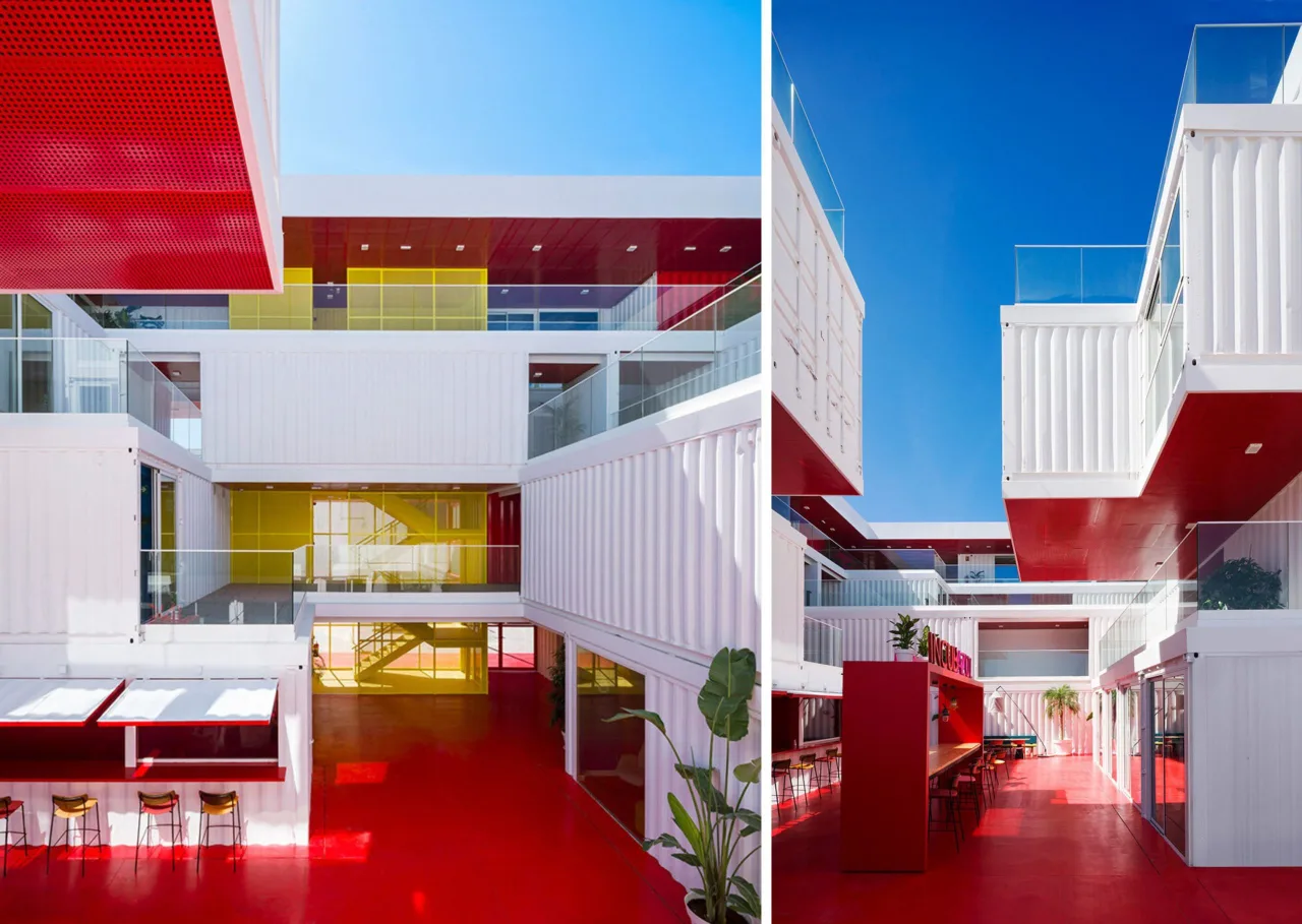 container Incubazul Base Area Carquero Arquitectura Zona Franca de Cádiz