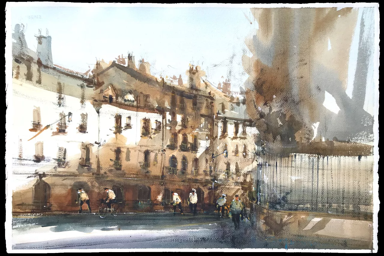 ky hoa paris tranh vo trong hong kien truc su