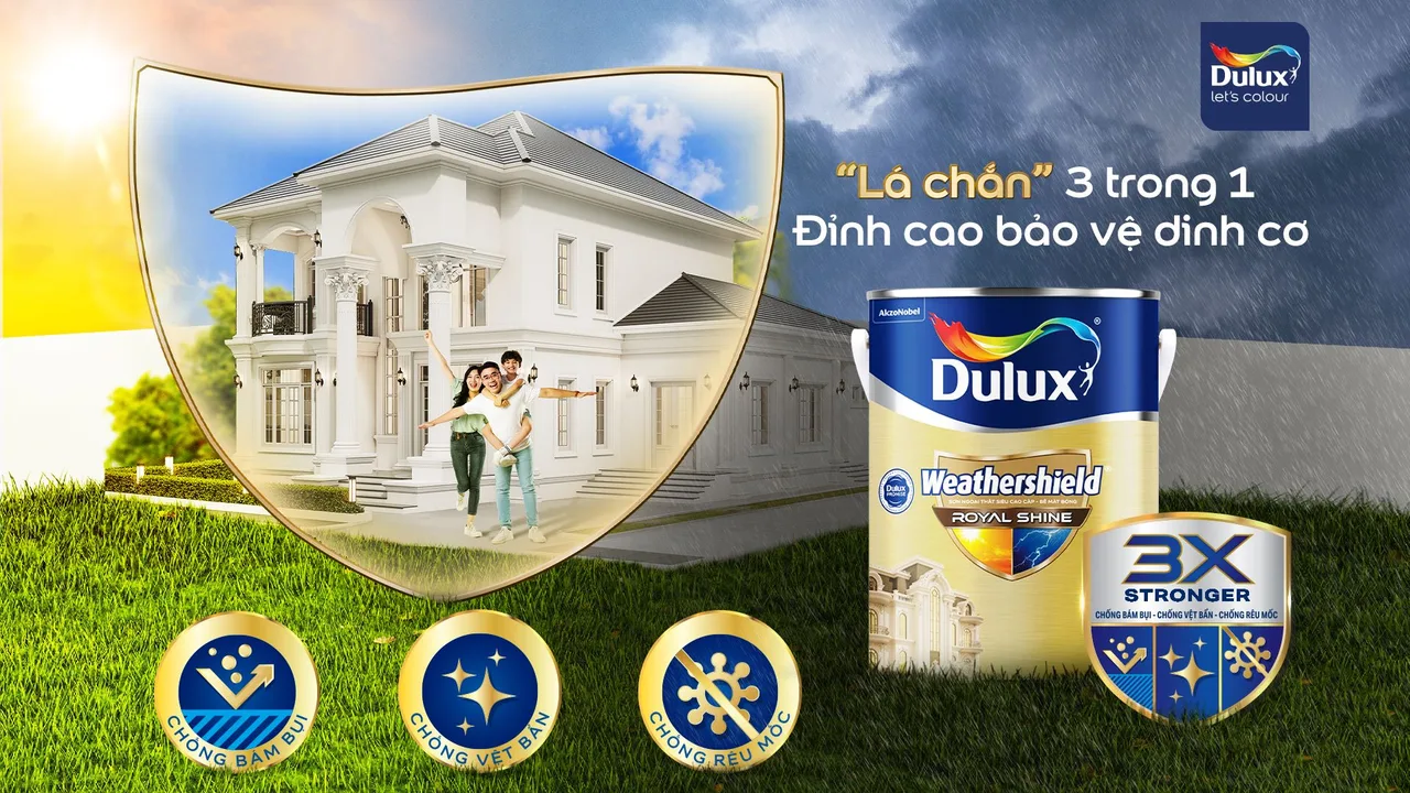 Dulux Weathershield Royal Shine son ngoai that