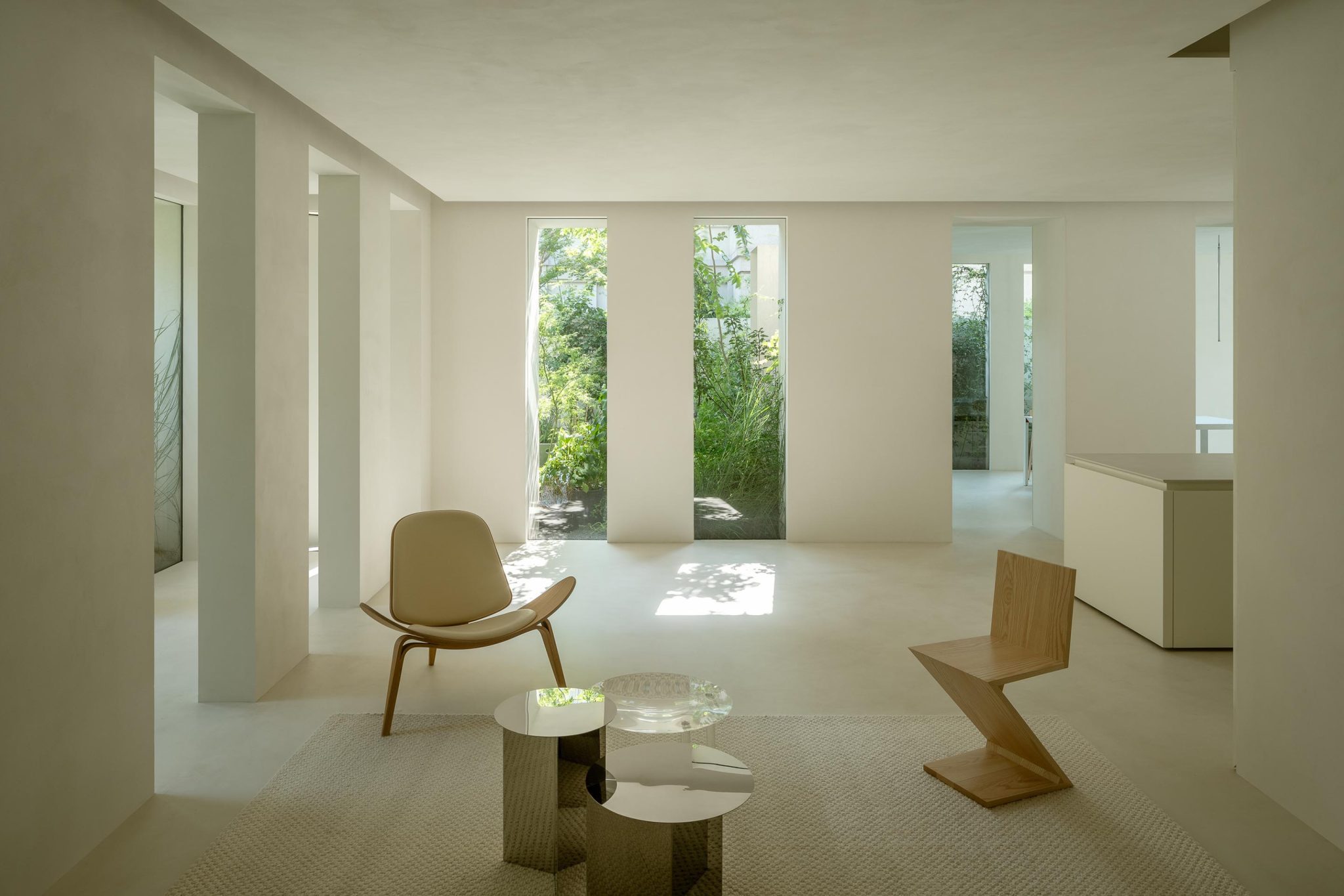 forest villa noi that san vuon ngoai that toi gian zig zag chair