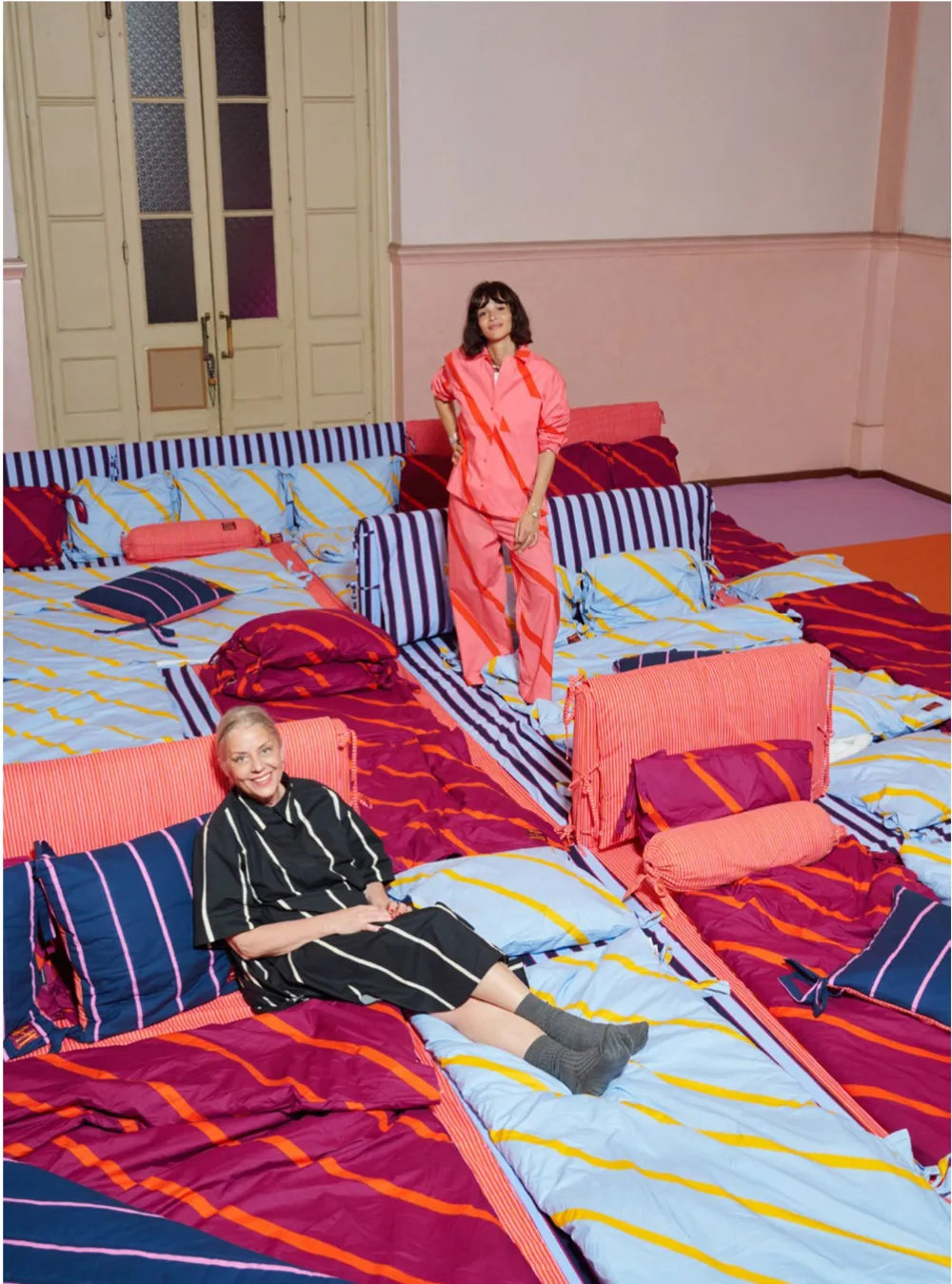 Rebekka Bay & Laila Gohar milan design week 2025