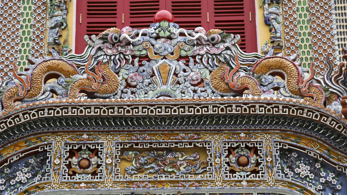 linh vat rong trang tri kien truc viet nam