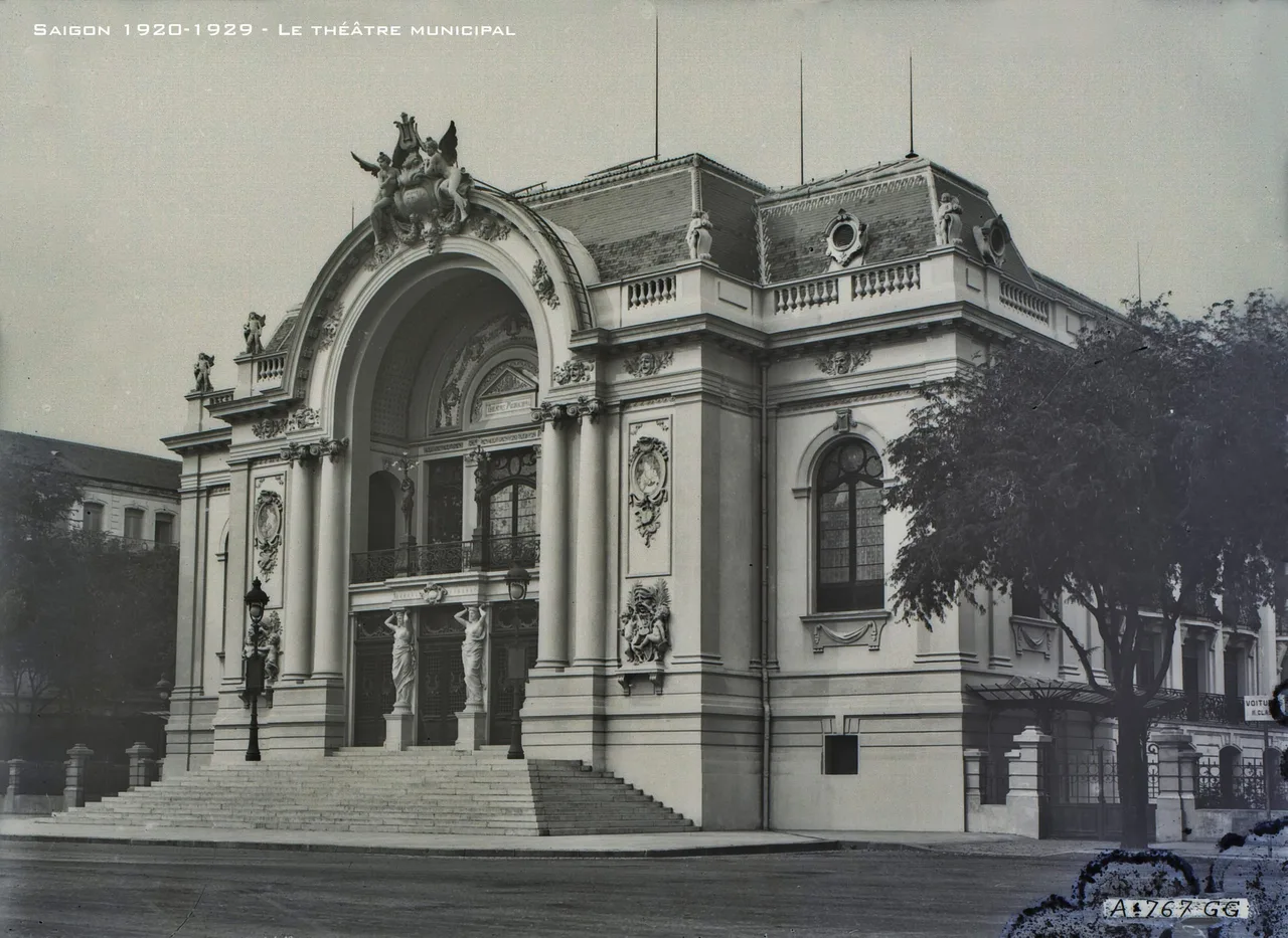 theater phong cach phap Palais Garnier Paris Teatro Colón Buenos Aires Amazonas Manaus tphcm ha noi