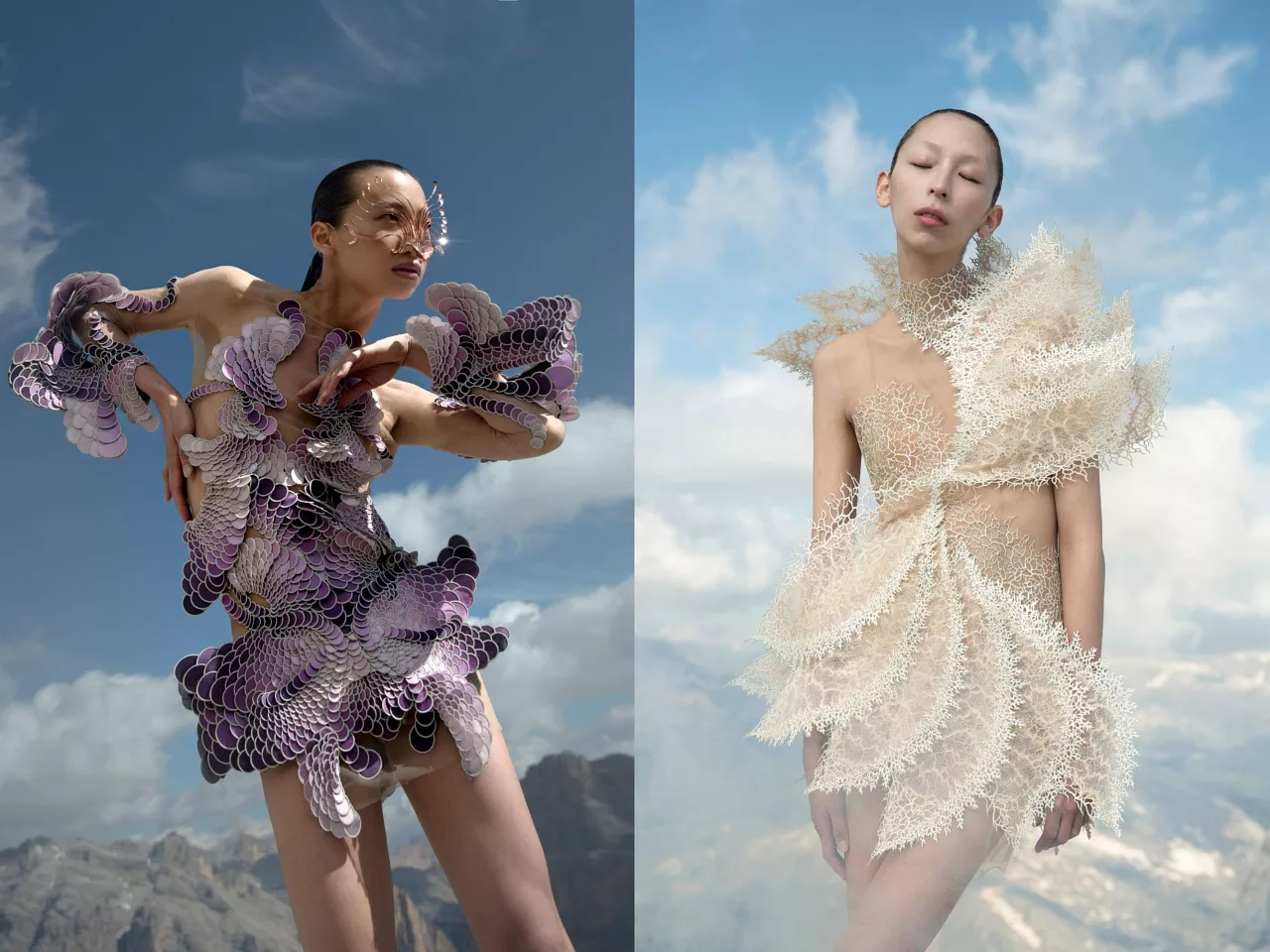 Iris Van Herpen tai che nhua dai duong haute couture