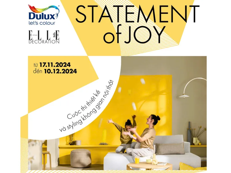 Khởi động dự án sáng tạo "Tuyên ngôn của niềm vui" cùng Dulux và ELLE Decoration