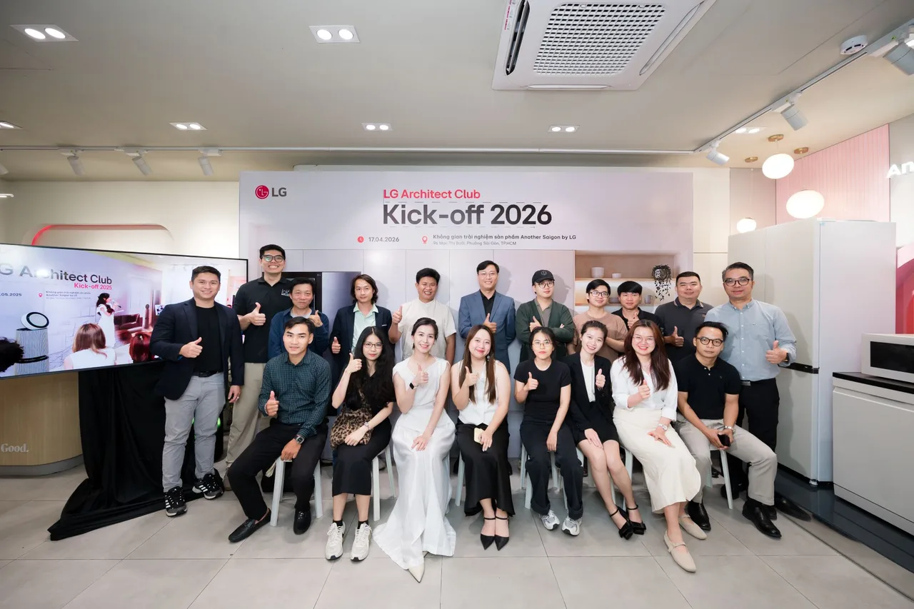 LG Architect Club 2026 su kien do gia dung