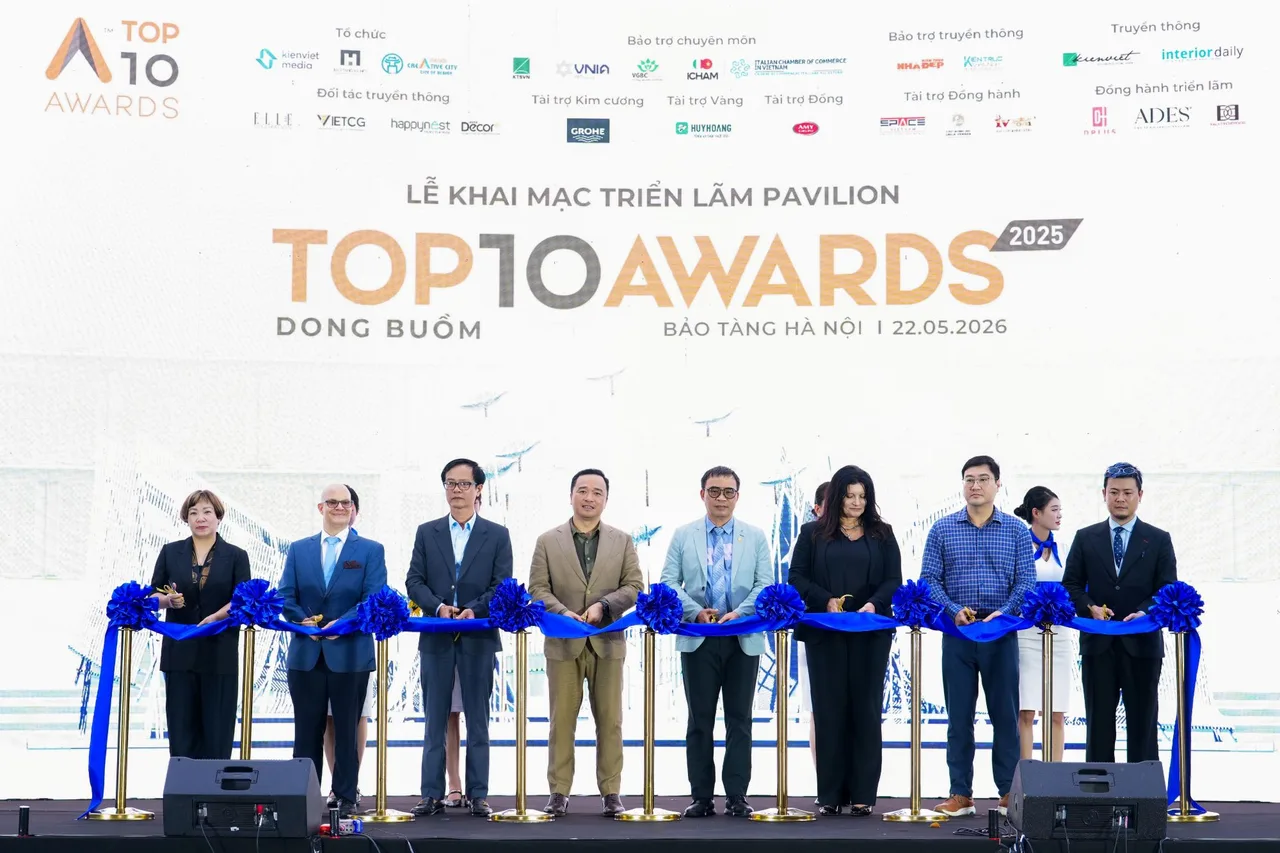 le trao giai top 10 awards 2025 pavilion dong buom