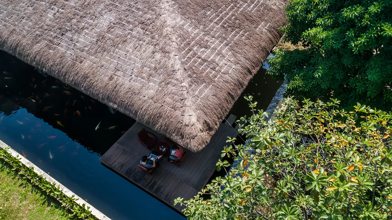 nha viet nam mai rom resort biet thu
