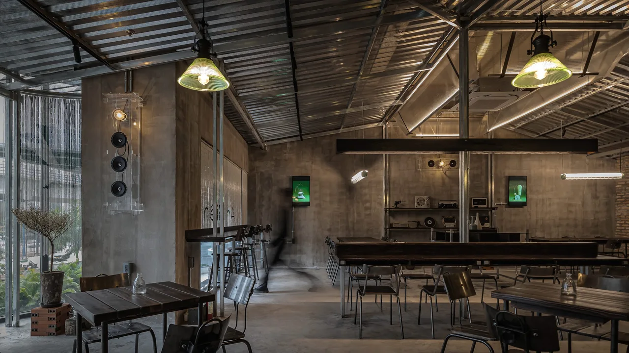 Cafe An Miên Lumiere thao dien kien truc khong gian diem den