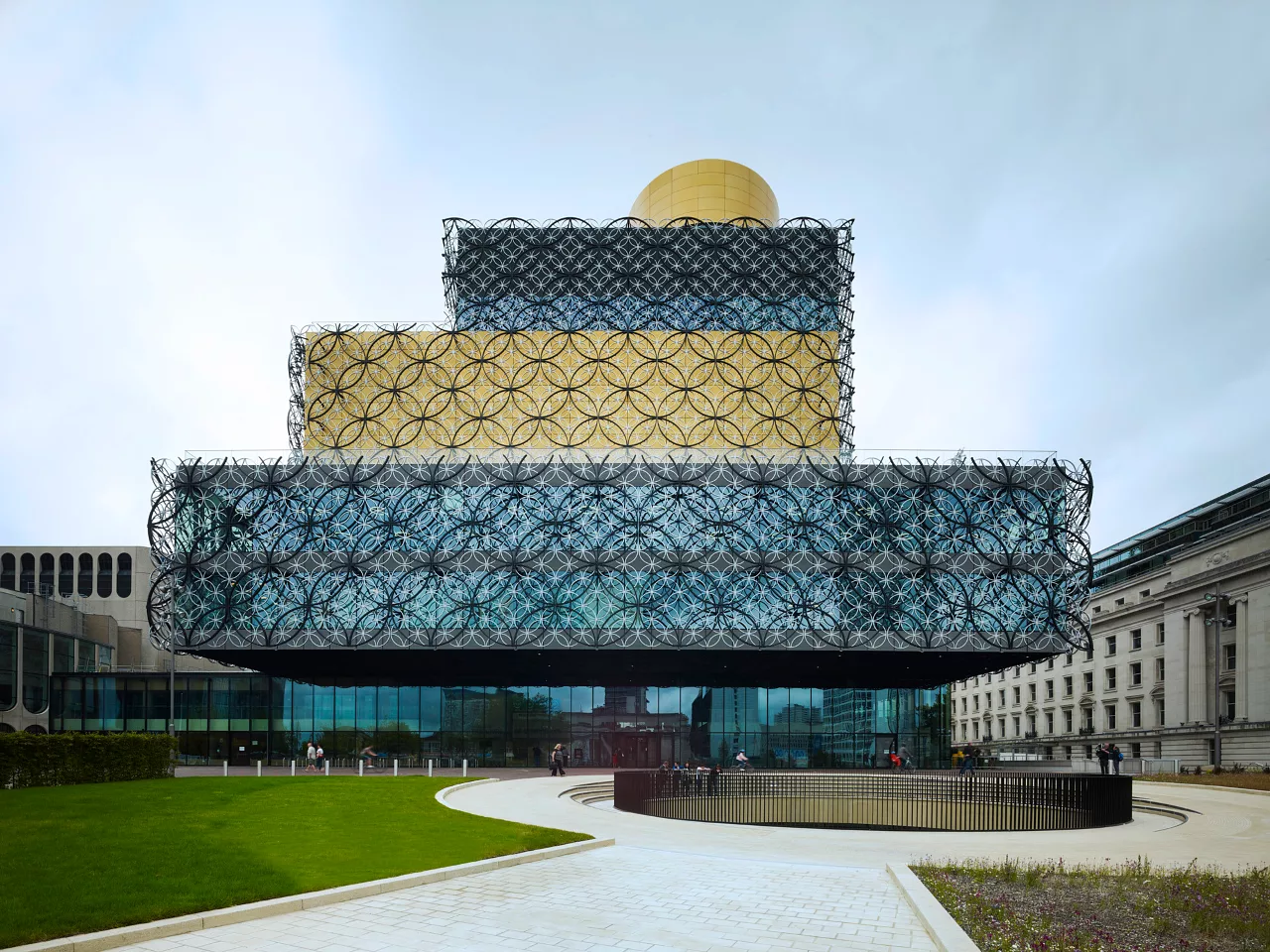 thu vien hien dai kien truc Library of Birmingham UK