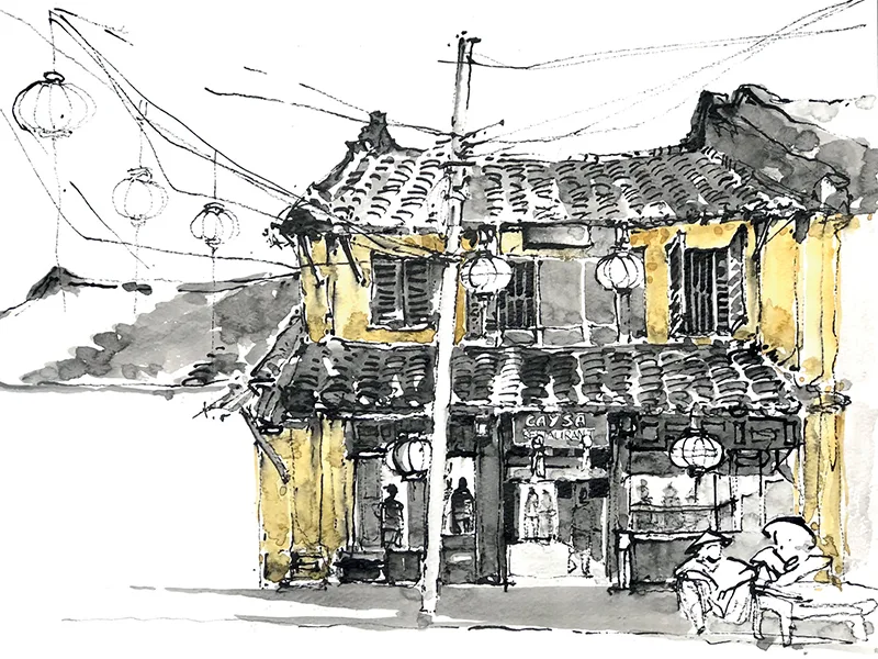 Giữ miền ký ức du lịch thông qua ký họa