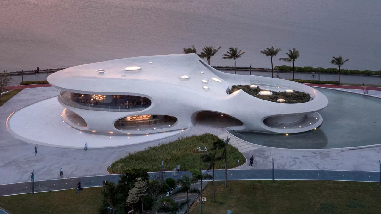 thu vien hien dai kien truc Cloud Cave Library