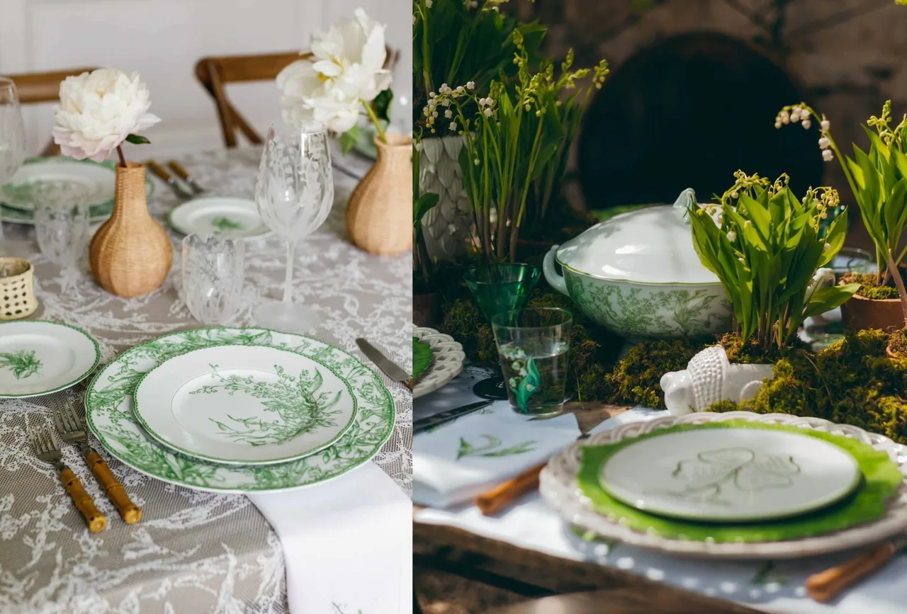 dior tableware lily of the valley do su
