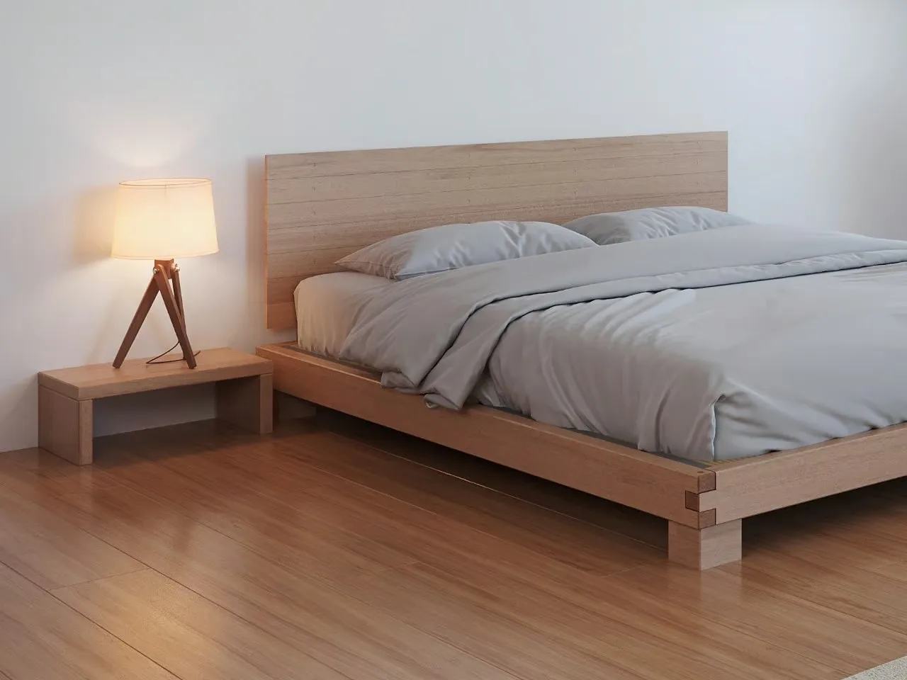 giuong go wood bed Hiro Torino Vivere Zen