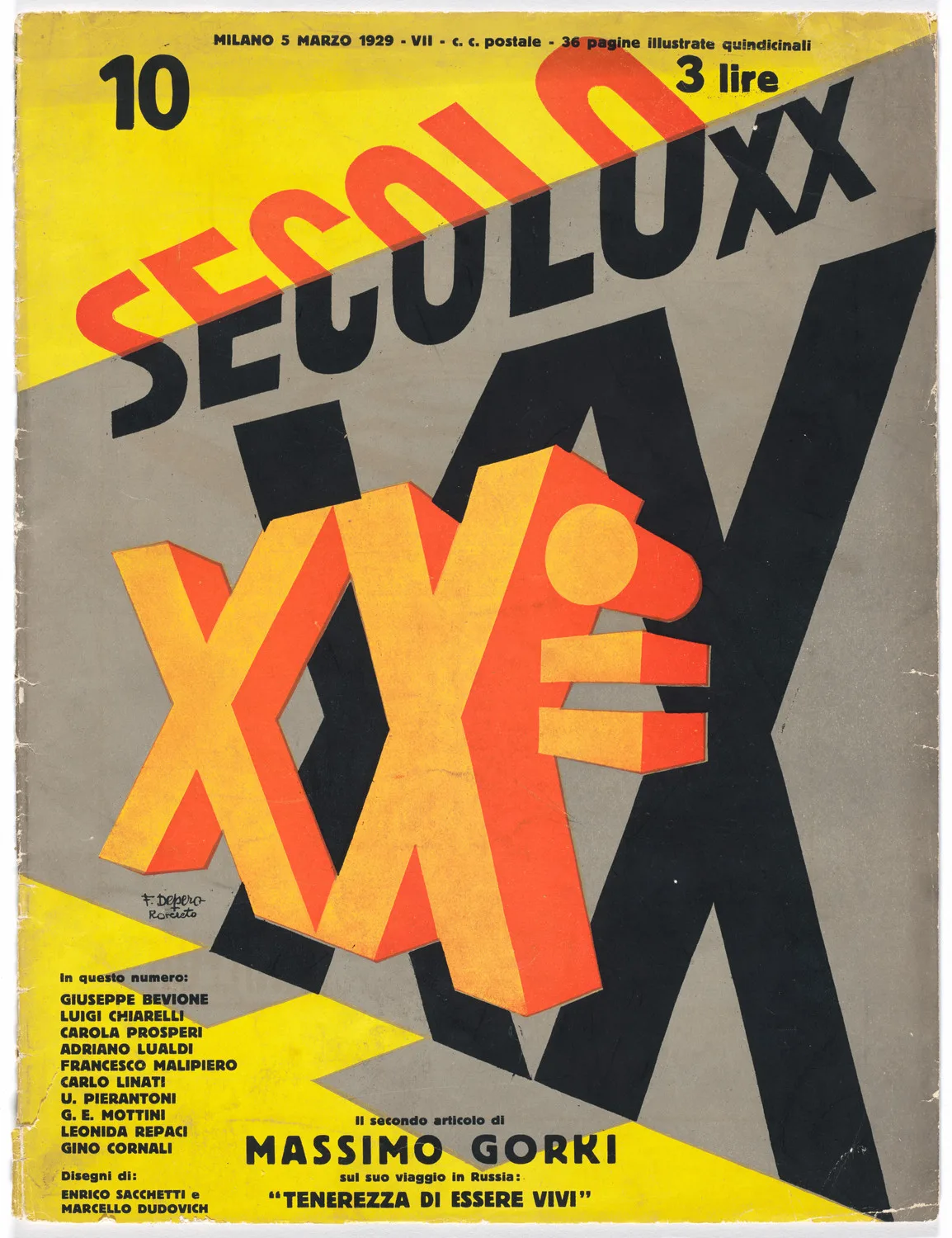 do hoa y italian graphic designer communications design Fortunato Depero