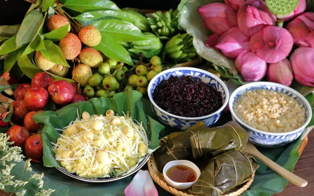 banh u tro gio mat tet doan ngo am thuc viet nam