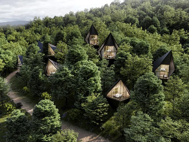 Dự án nhà trên cây bền vững tại West Virginia