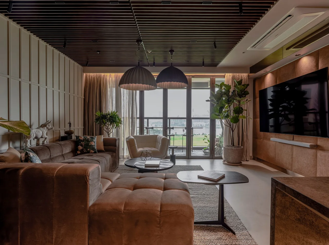 apartment an do viet nam guong phong khach