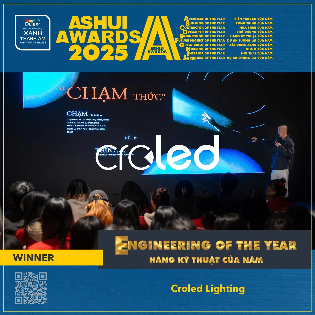 ashui awards 2025croled lighting giai thuong