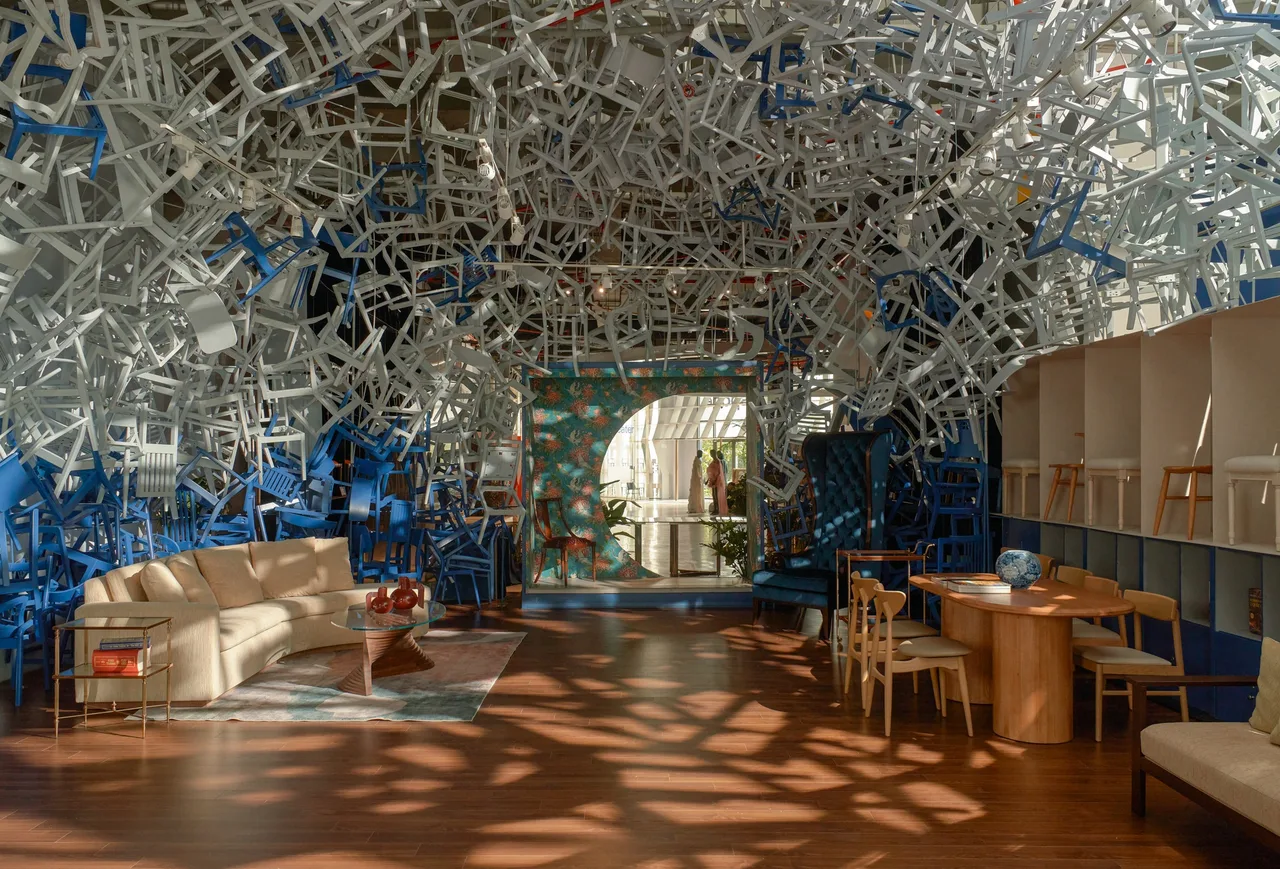 pop up office mua bon elle decoration dulux dspace sky dome atelier thoa