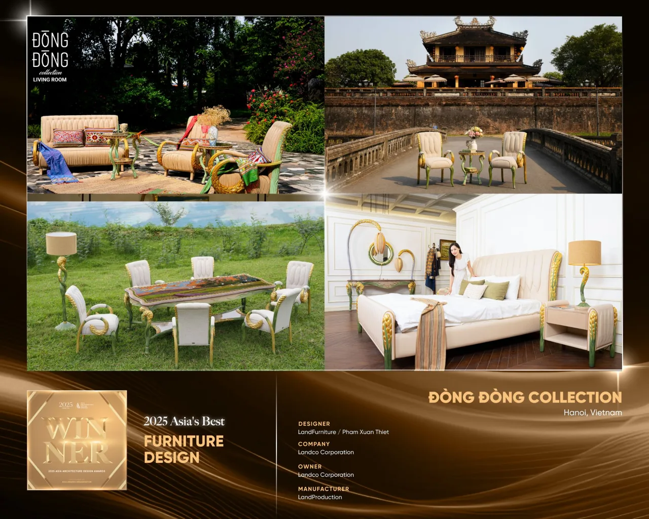 do noi that dong dong giai thuong asia best furniture design