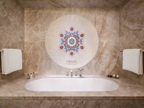 AXOR Citterio Bulgari Hotel Rome bon tam da cam thach