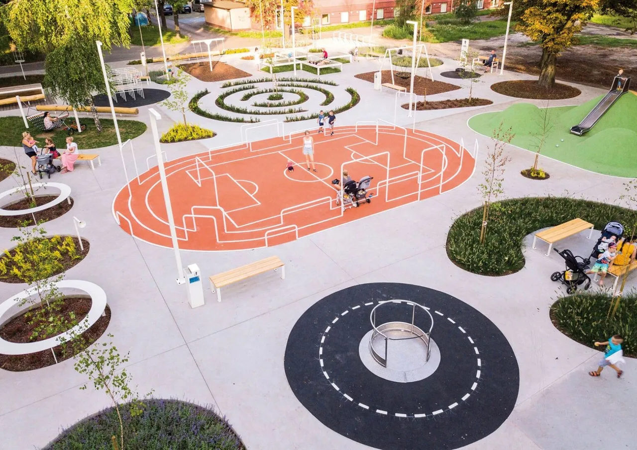 cong vien activity zone slas architekci