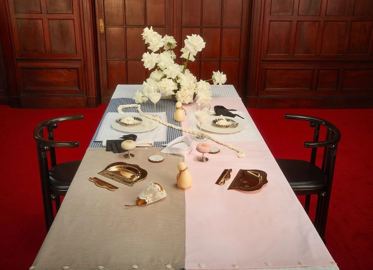 Nadia Gohar khan trai ban Gohar World so mi table cloth