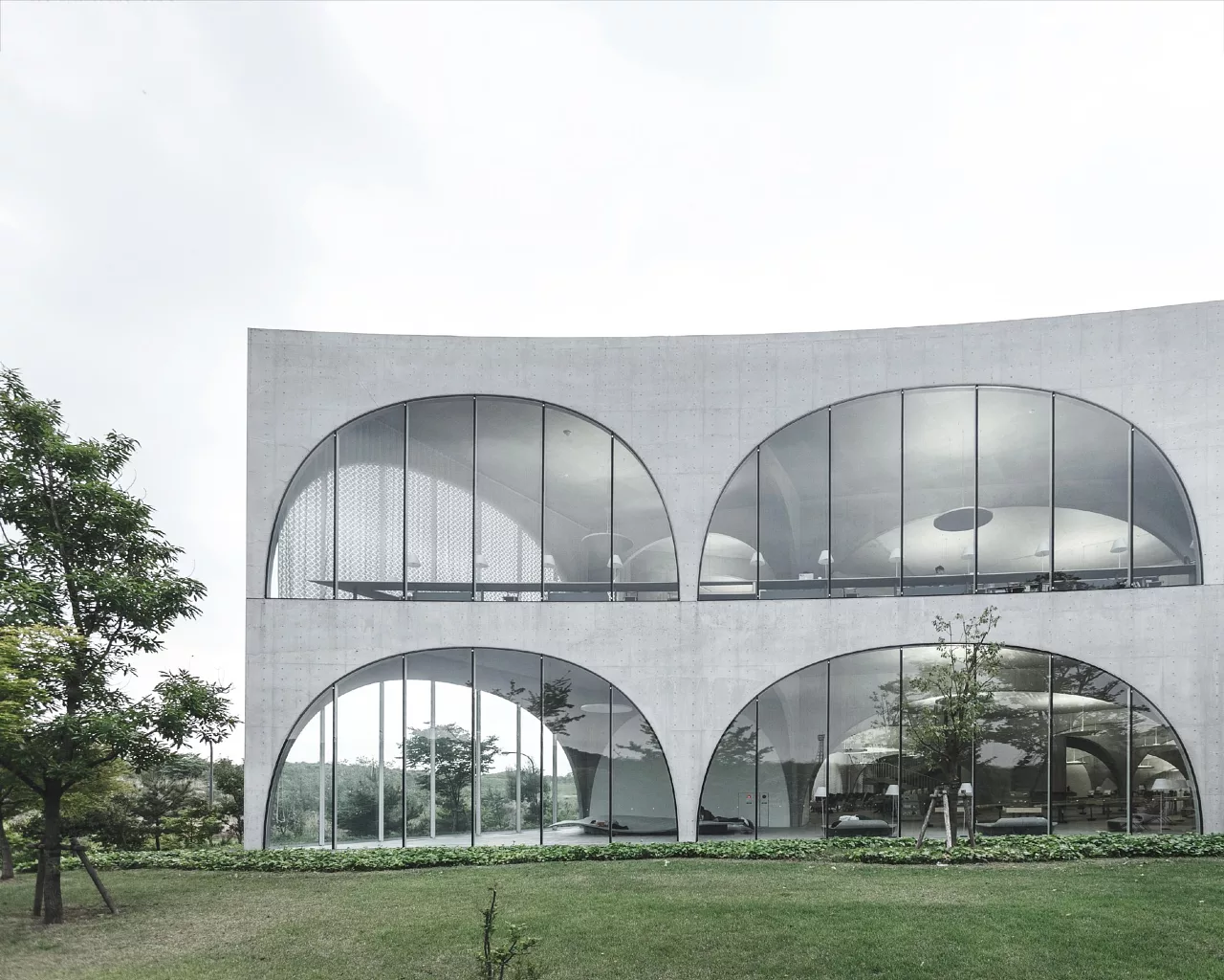 thu vien hien dai kien truc Tama Art University Library Japan