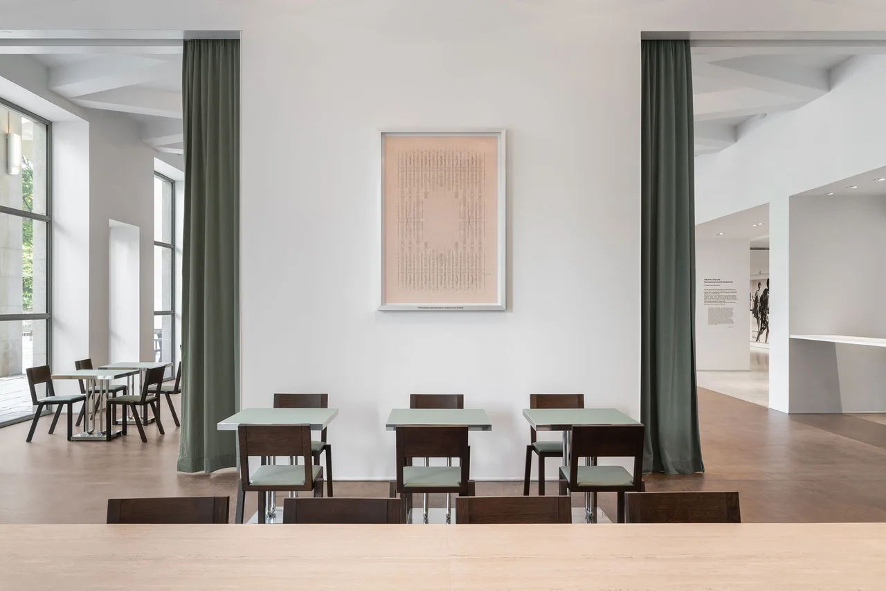 khong gian duong dai nghe thuat triennale milano Piano Parco nha hang