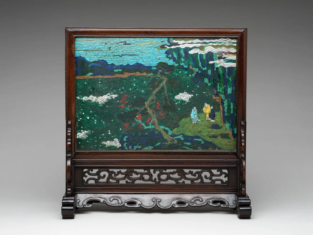 lich su binh phong folding screen history paravent