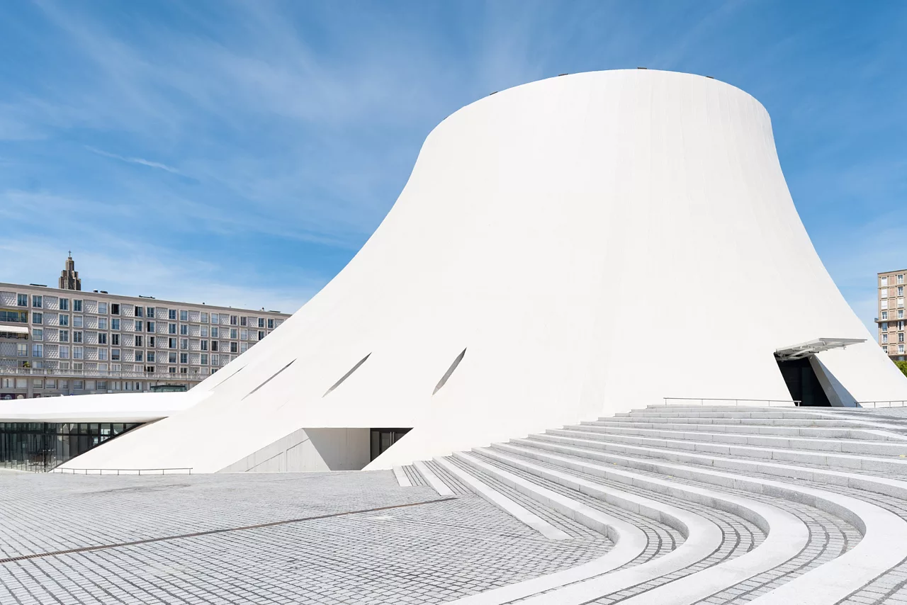 thu vien hien dai kien truc Oscar Niemeyer Library France