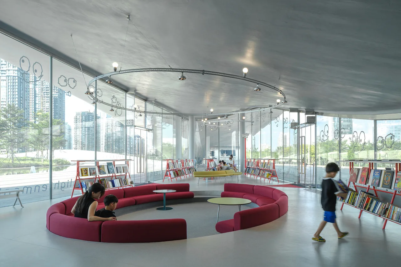 cafe sach juanzong case pavilion