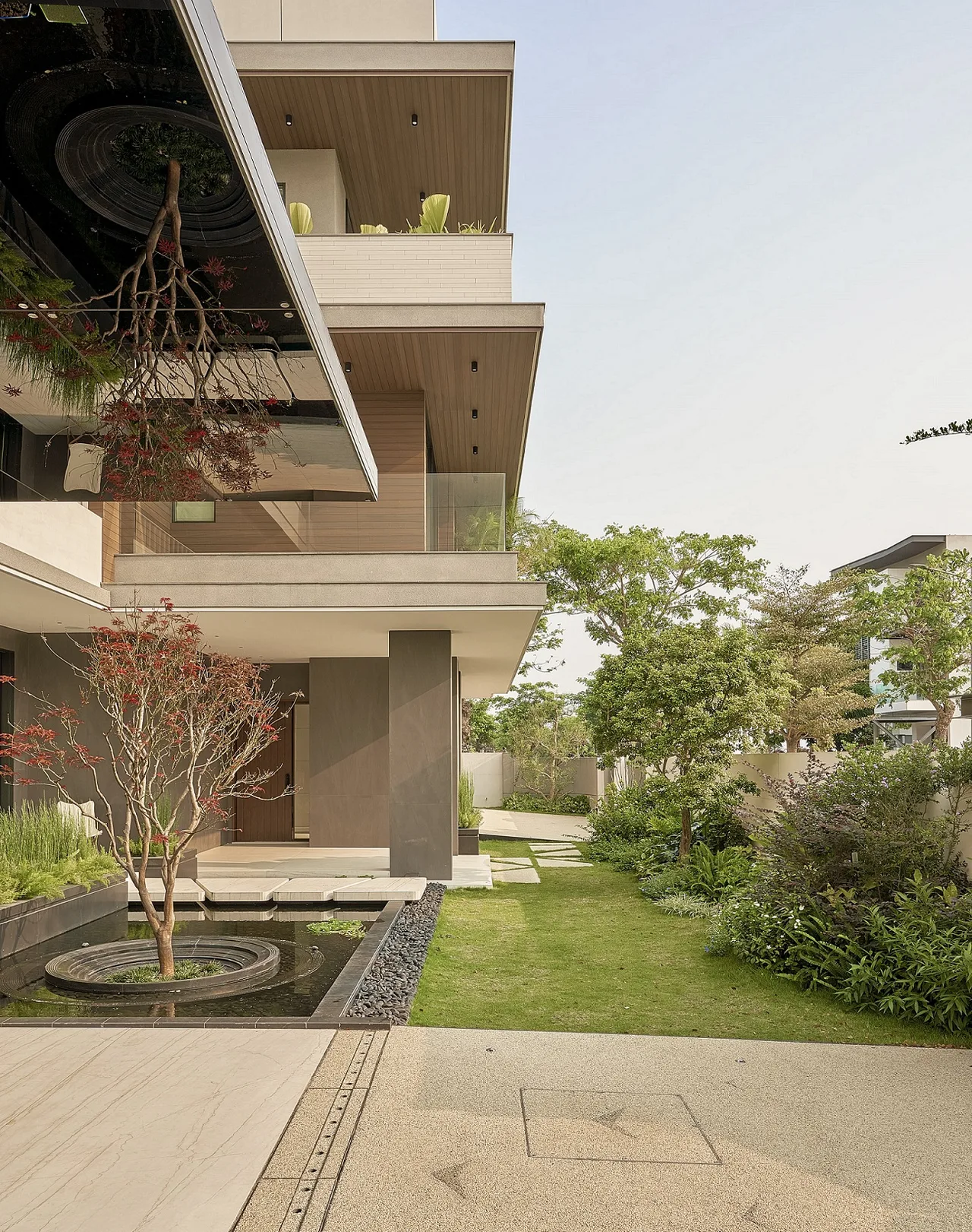 san vuon biet thu villa infinity mirai house studio