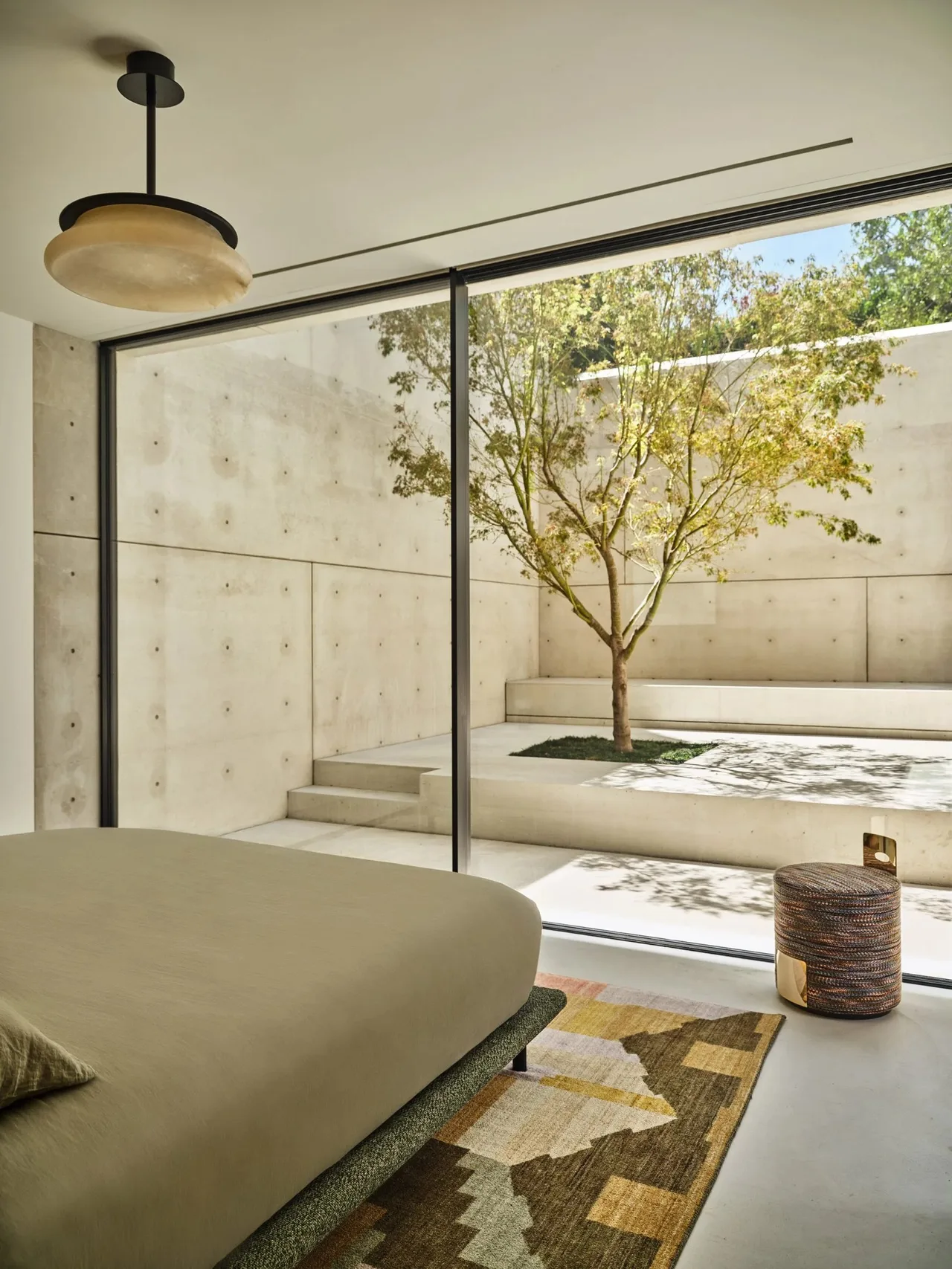 phong ngu kien truc noi that brutalism toi gian hien dai