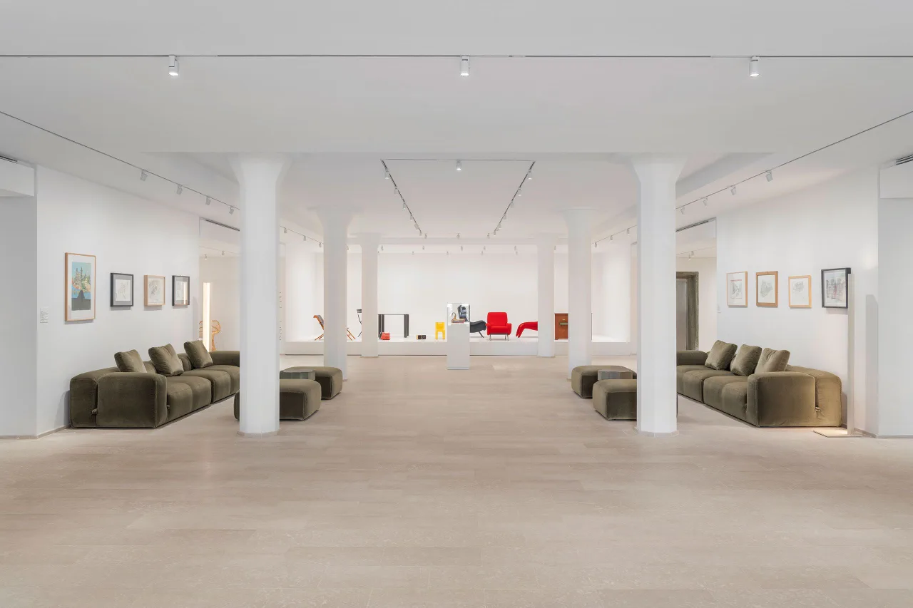 khong gian duong dai nghe thuat triennale milano Piano Parco do noi that tacchini