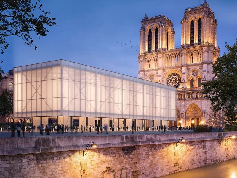 Kiến tạo lều tạm cho Nhà Thờ Notre-Dame