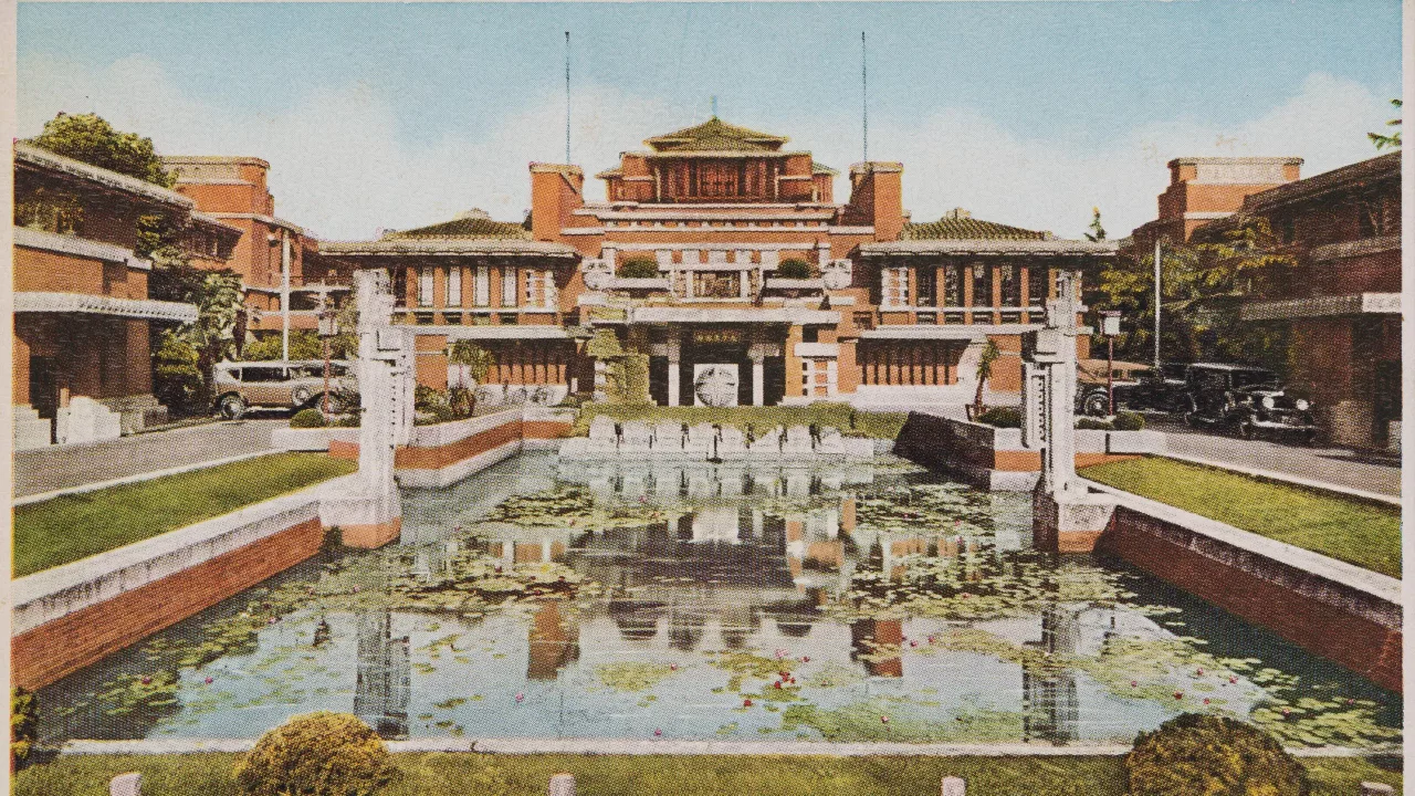 khach san hotel Imperial Tokyo frank lloyd wright