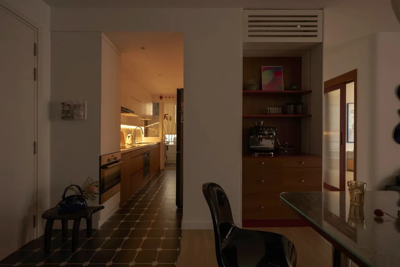 can ho nha bep mid century modern ca house mooi concept