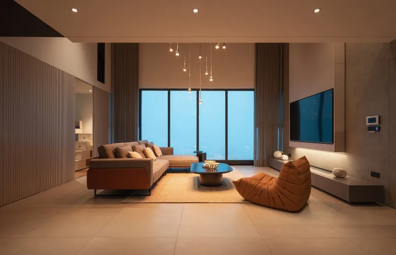 phong cach trang tri noi that minimalism Penthouse Metropolis IDEE Architects