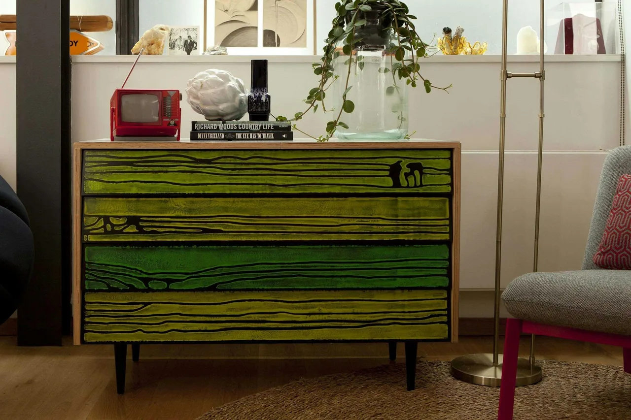TV cabinet Wrongwoods Established&Sons Richard Woods Sebastian Wrongs