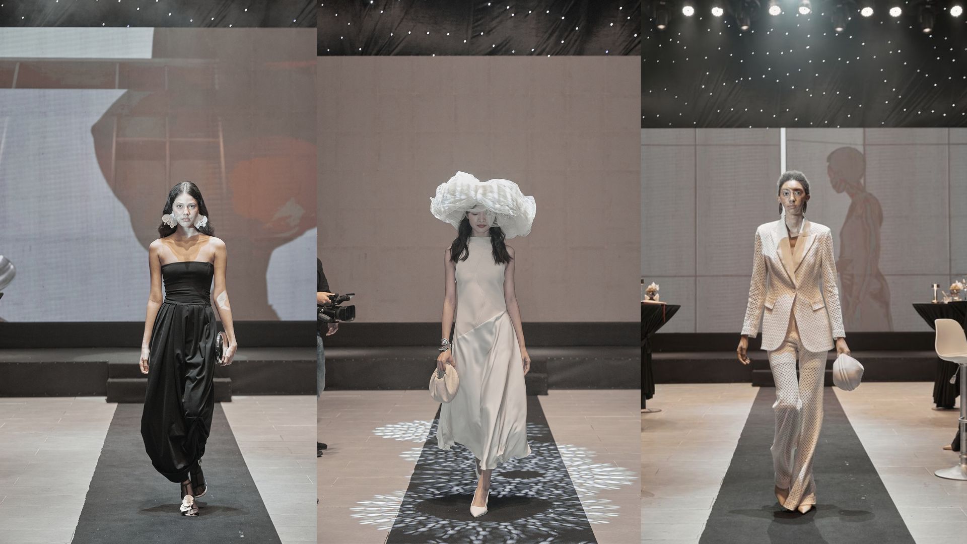 fashion show toi gian white ant khai truong showroom noi that y