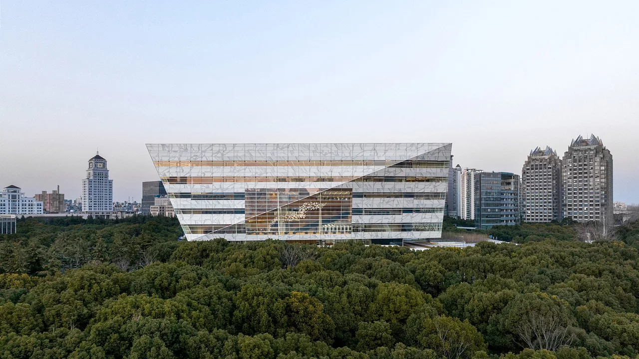 thu vien hien dai kien truc Shanghai Library East thuong hai