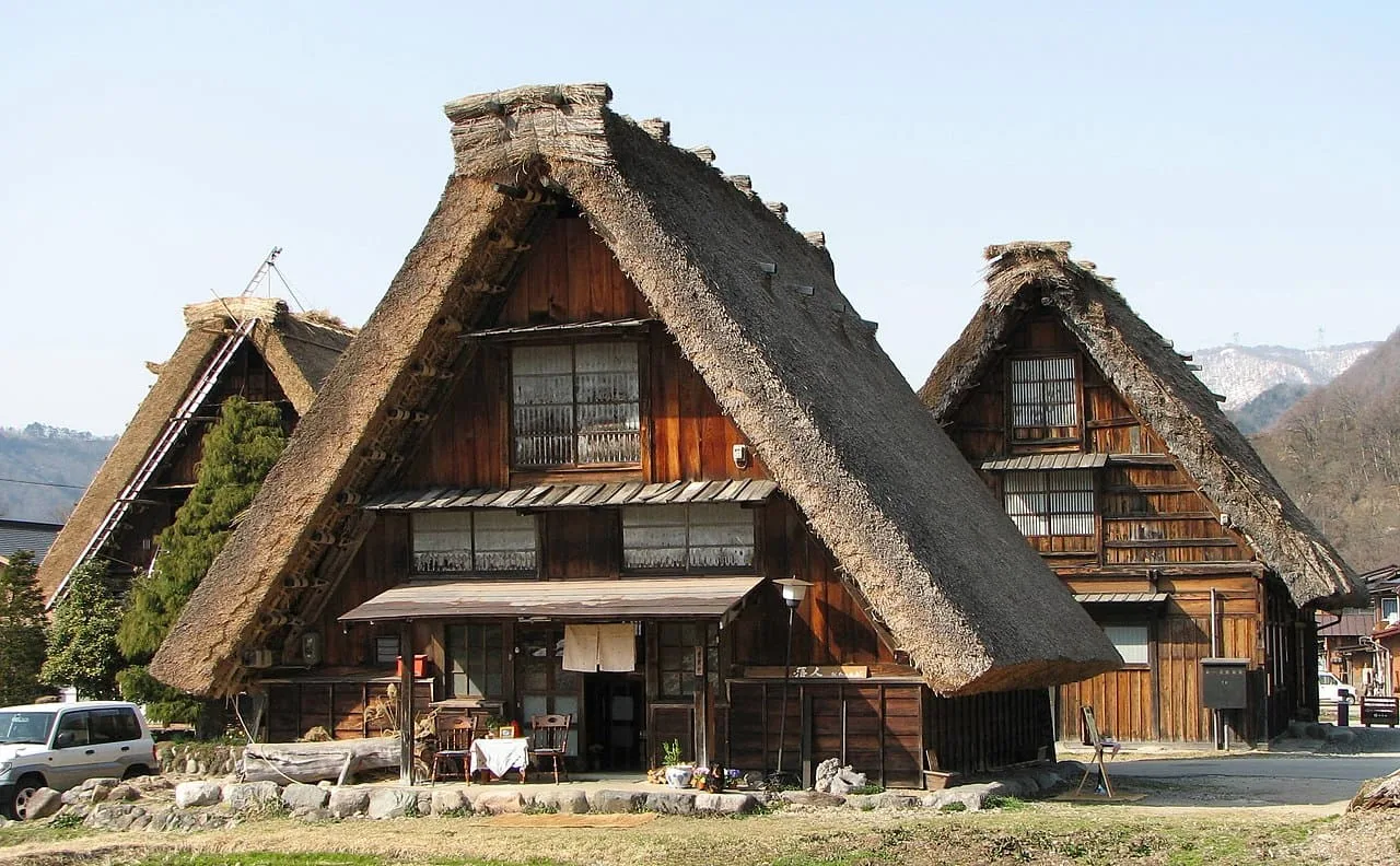 lang co Shirakawa-go Gifu Ogimachi Ainokura Suganuma kien truc nhat ban Gassho-zukuri